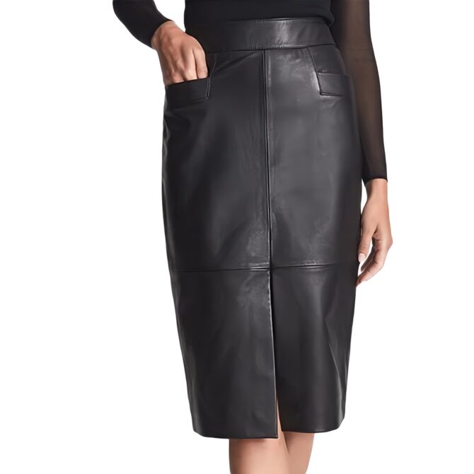 Leather Skirt black for Women