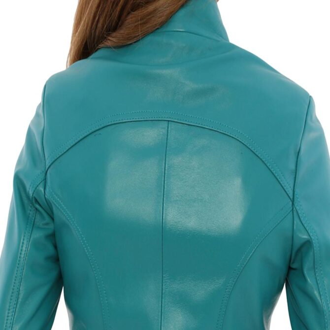 Koylie Women's Jacket in Turquoise/Custom Made