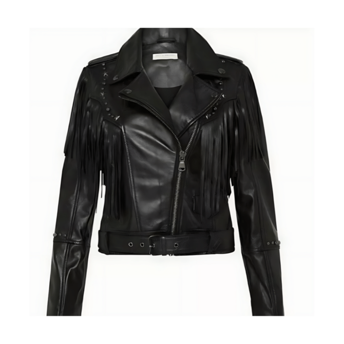 Bohemian Leather Jacket women