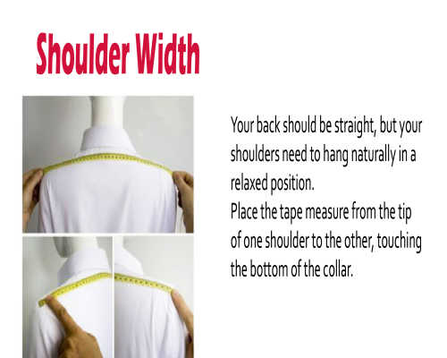 shoulder width